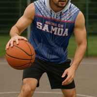 Custom Rugby Toa Samoa Sleeveless Hoodie Samoa mo Samoa Island Warrior Pride - Polynesian Pride