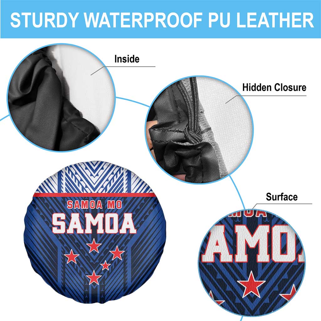 Rugby Toa Samoa Spare Tire Cover Samoa mo Samoa Island Warrior Pride - Polynesian Pride