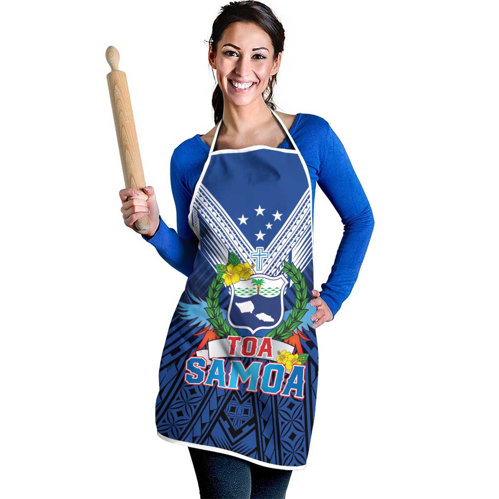 Rugby Toa Samoa Apron Samoa mo Samoa Strength in Tatau - Polynesian Pride