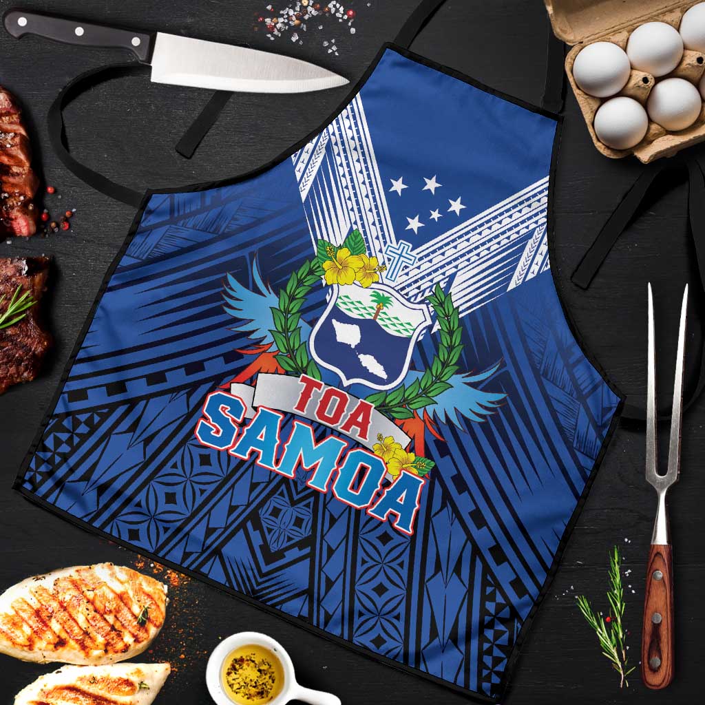 Rugby Toa Samoa Apron Samoa mo Samoa Strength in Tatau - Polynesian Pride