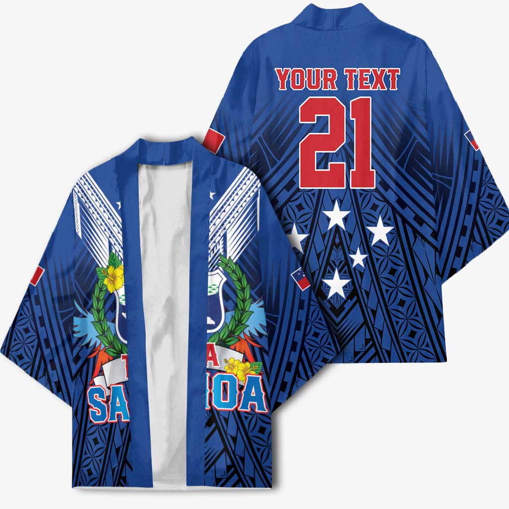 Custom Rugby Toa Samoa Kimono Samoa mo Samoa Strength in Tatau - Polynesian Pride