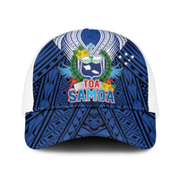 Toa Samoa Rugby Mesh Trucker Cap Samoa mo Samoa Strength in Tatau - Polynesian Pride