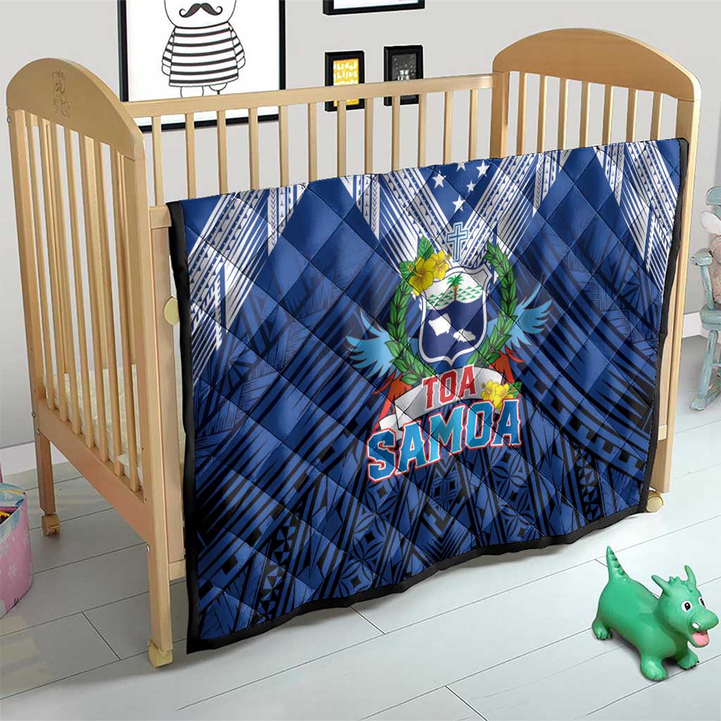 Rugby Toa Samoa Quilt Samoa mo Samoa Strength in Tatau - Polynesian Pride