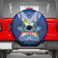 Rugby Toa Samoa Spare Tire Cover Samoa mo Samoa Strength in Tatau - Polynesian Pride