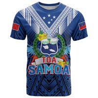 Custom Rugby Toa Samoa T Shirt Samoa mo Samoa Strength in Tatau - Polynesian Pride