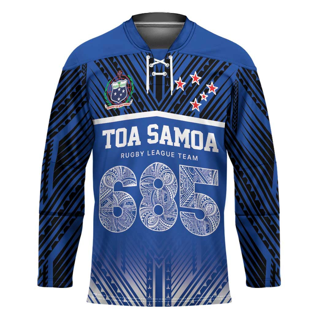 Toa Samoa 685 Hockey Jersey Uso Aso Uma For Life For Samoa - Polynesian Pride