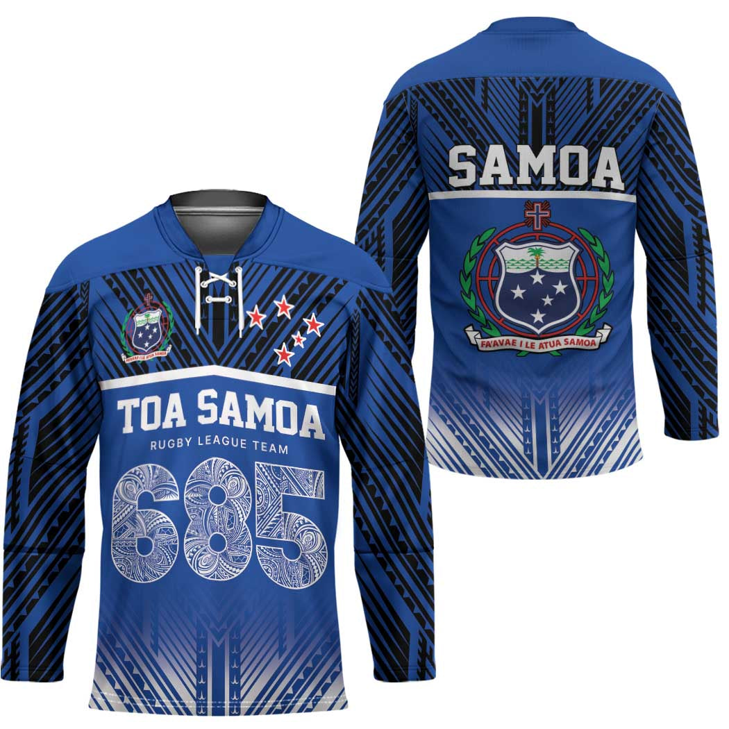 Toa Samoa 685 Hockey Jersey Uso Aso Uma For Life For Samoa - Polynesian Pride