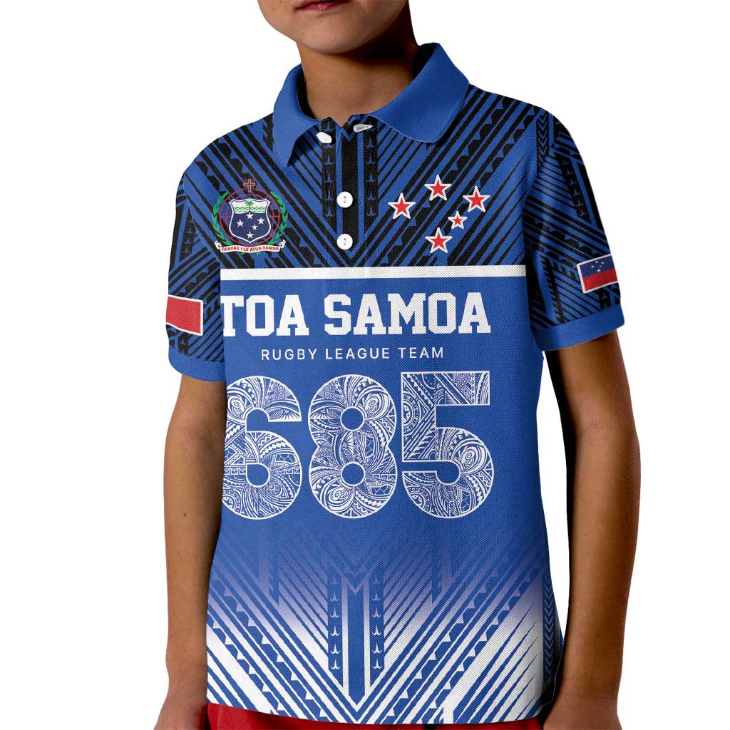 Toa Samoa 685 Kid Polo Shirt Uso Aso Uma For Life For Samoa - Polynesian Pride