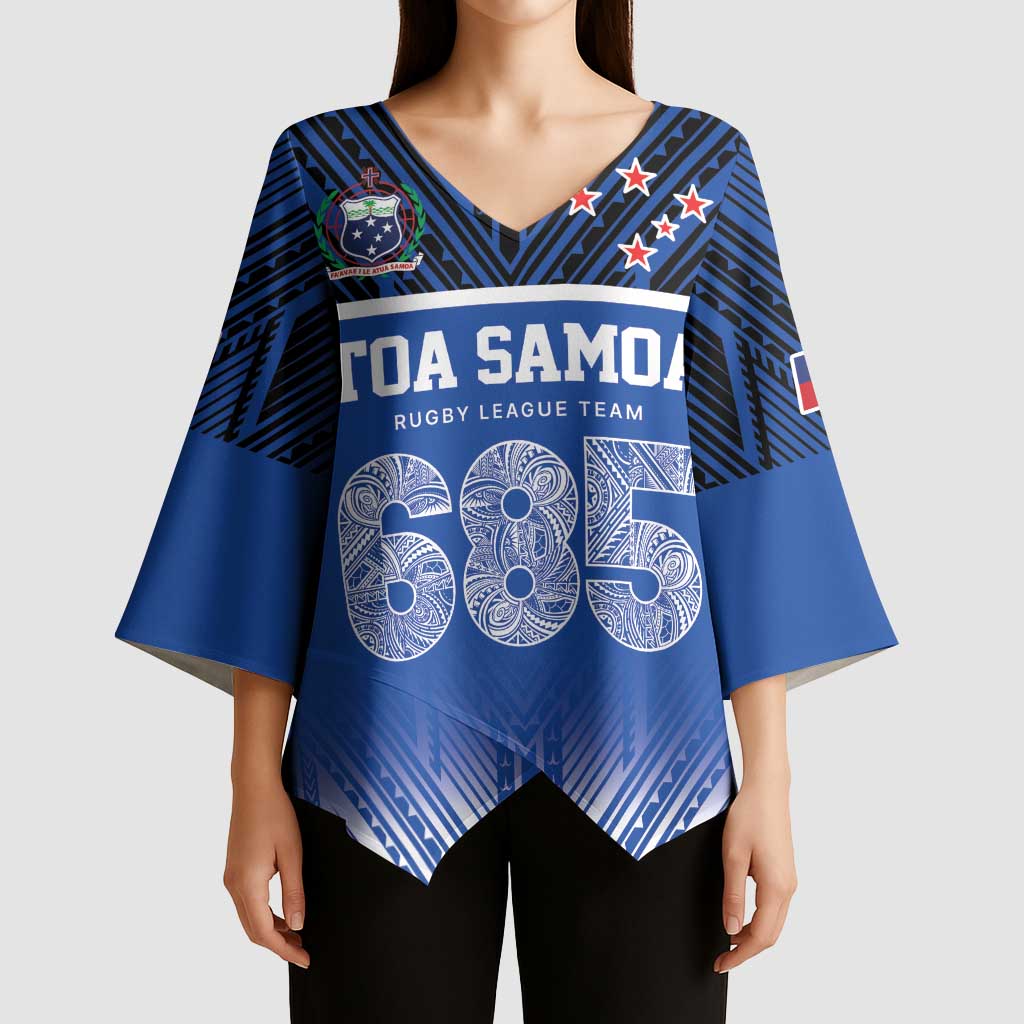Toa Samoa 685 Kimono Sleeve Blouse Uso Aso Uma For Life For Samoa - Polynesian Pride