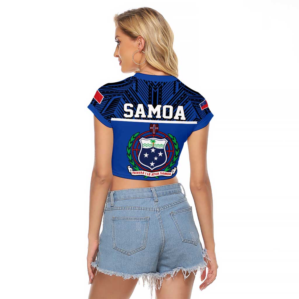 Toa Samoa 685 Raglan Cropped T Shirt Uso Aso Uma For Life For Samoa - Polynesian Pride