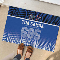 Toa Samoa 685 Rubber Doormat Uso Aso Uma For Life For Samoa - Polynesian Pride