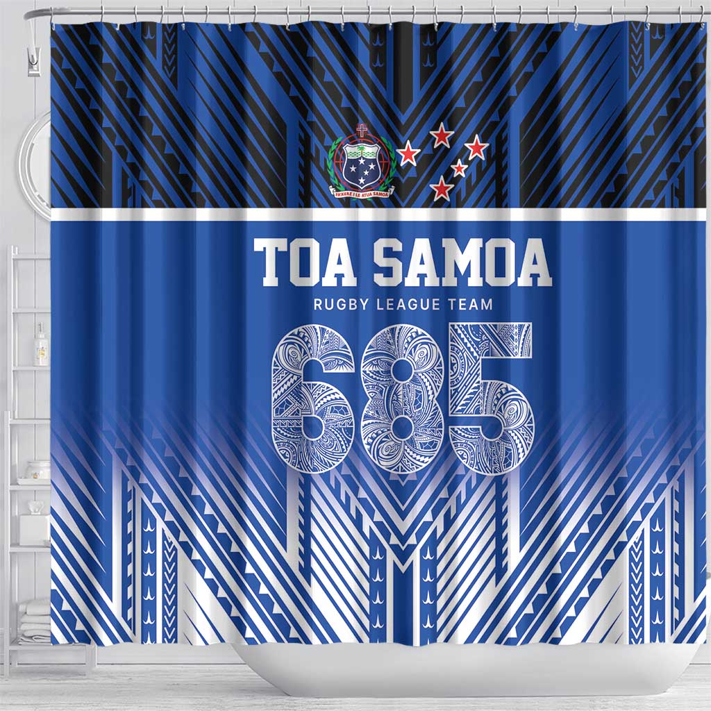 Toa Samoa 685 Shower Curtain Uso Aso Uma For Life For Samoa - Polynesian Pride