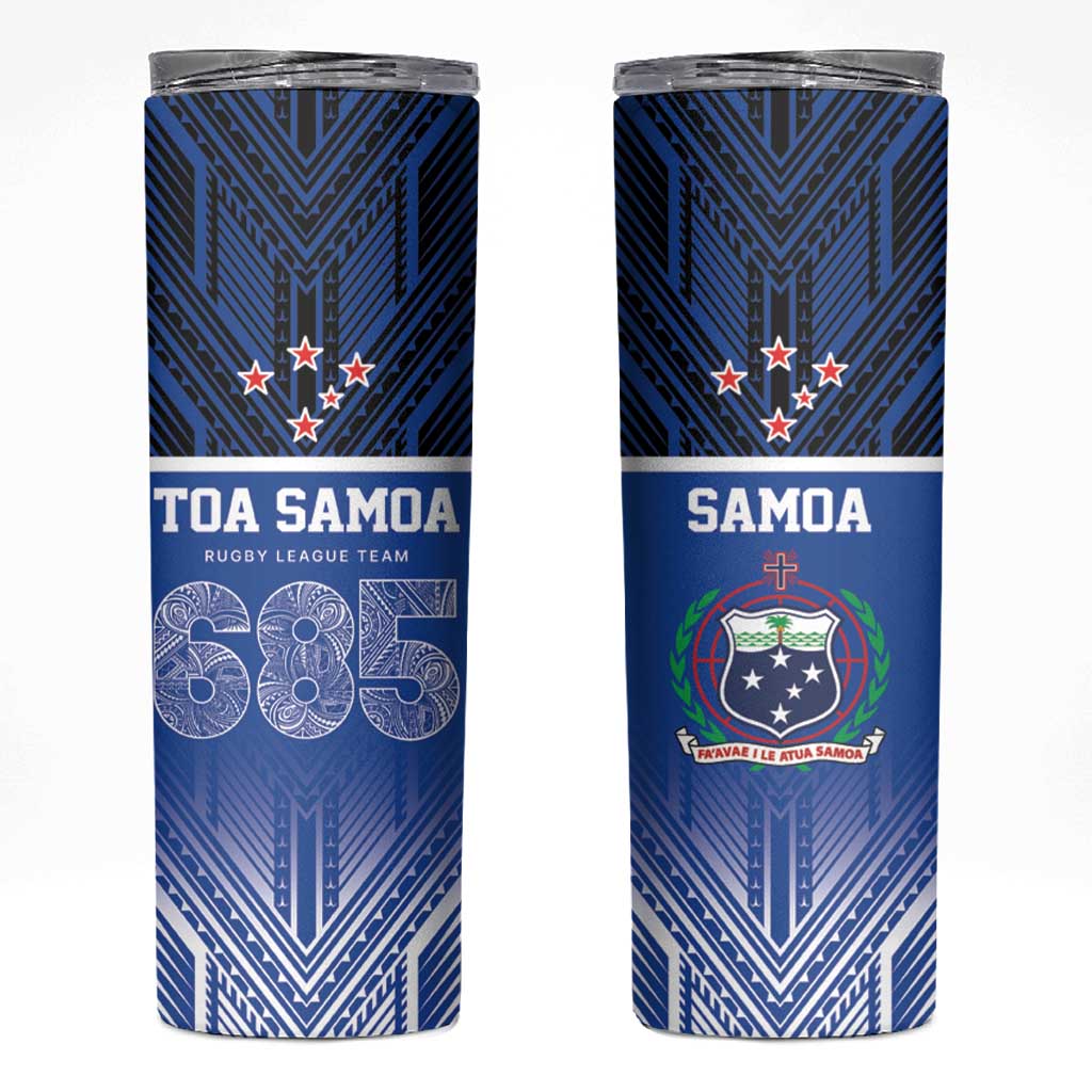 Toa Samoa 685 Skinny Tumbler Uso Aso Uma For Life For Samoa - Polynesian Pride