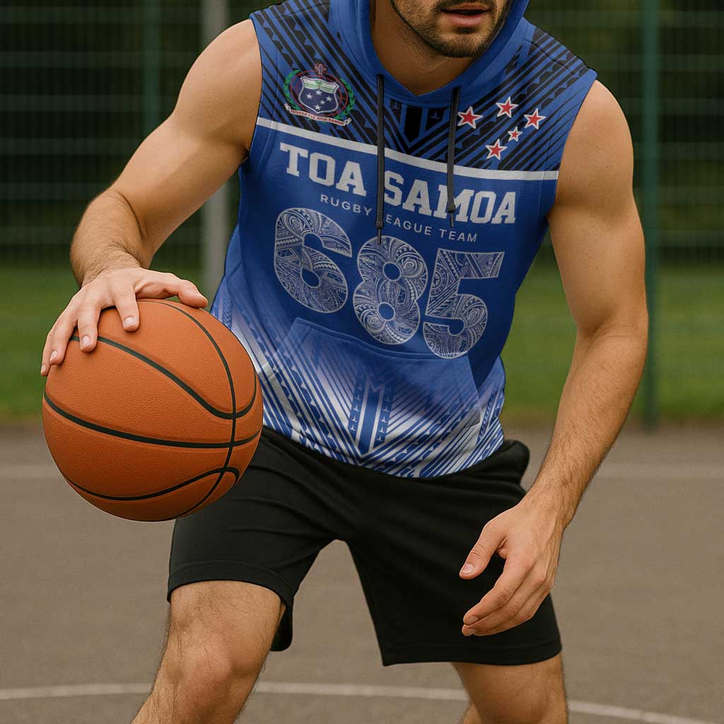 Toa Samoa 685 Sleeveless Hoodie Uso Aso Uma For Life For Samoa - Polynesian Pride