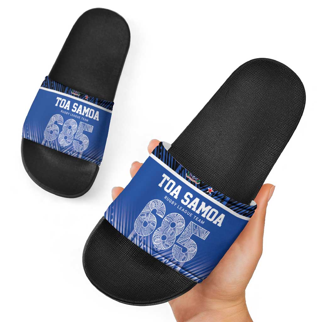 Toa Samoa 685 Slide Sandals Uso Aso Uma For Life For Samoa - Polynesian Pride