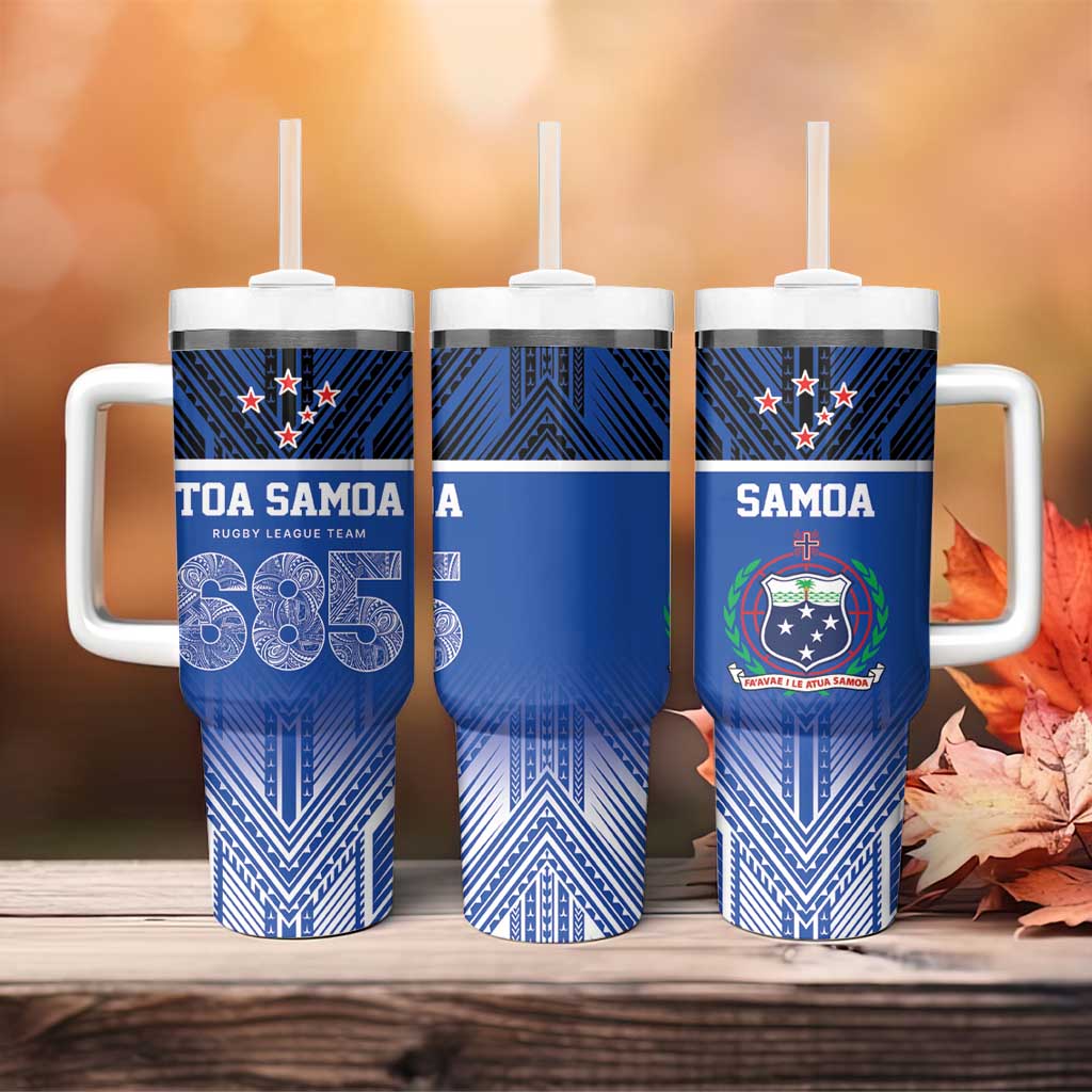Toa Samoa 685 Tumbler With Handle Uso Aso Uma For Life For Samoa - Polynesian Pride