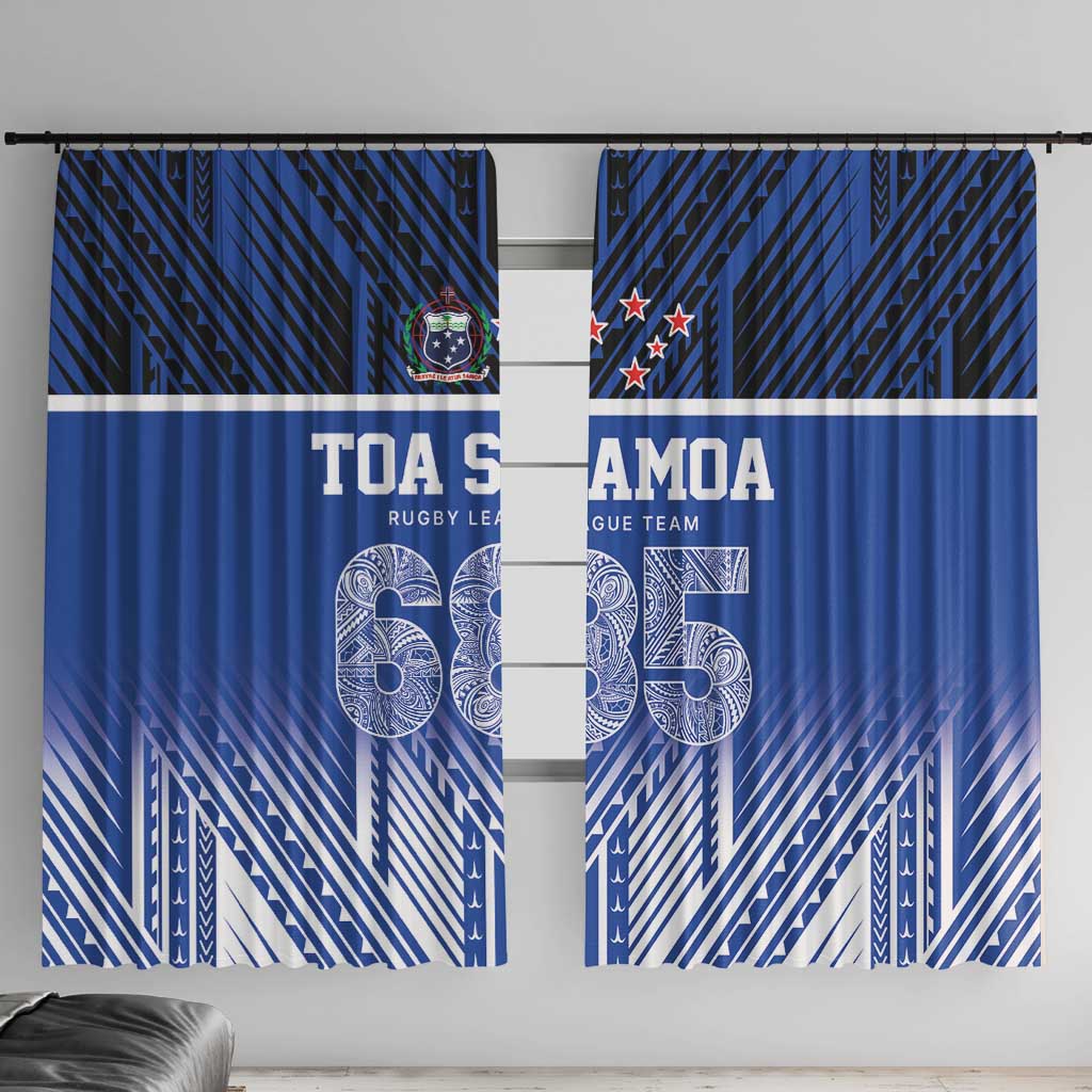 Toa Samoa 685 Window Curtain Uso Aso Uma For Life For Samoa - Polynesian Pride