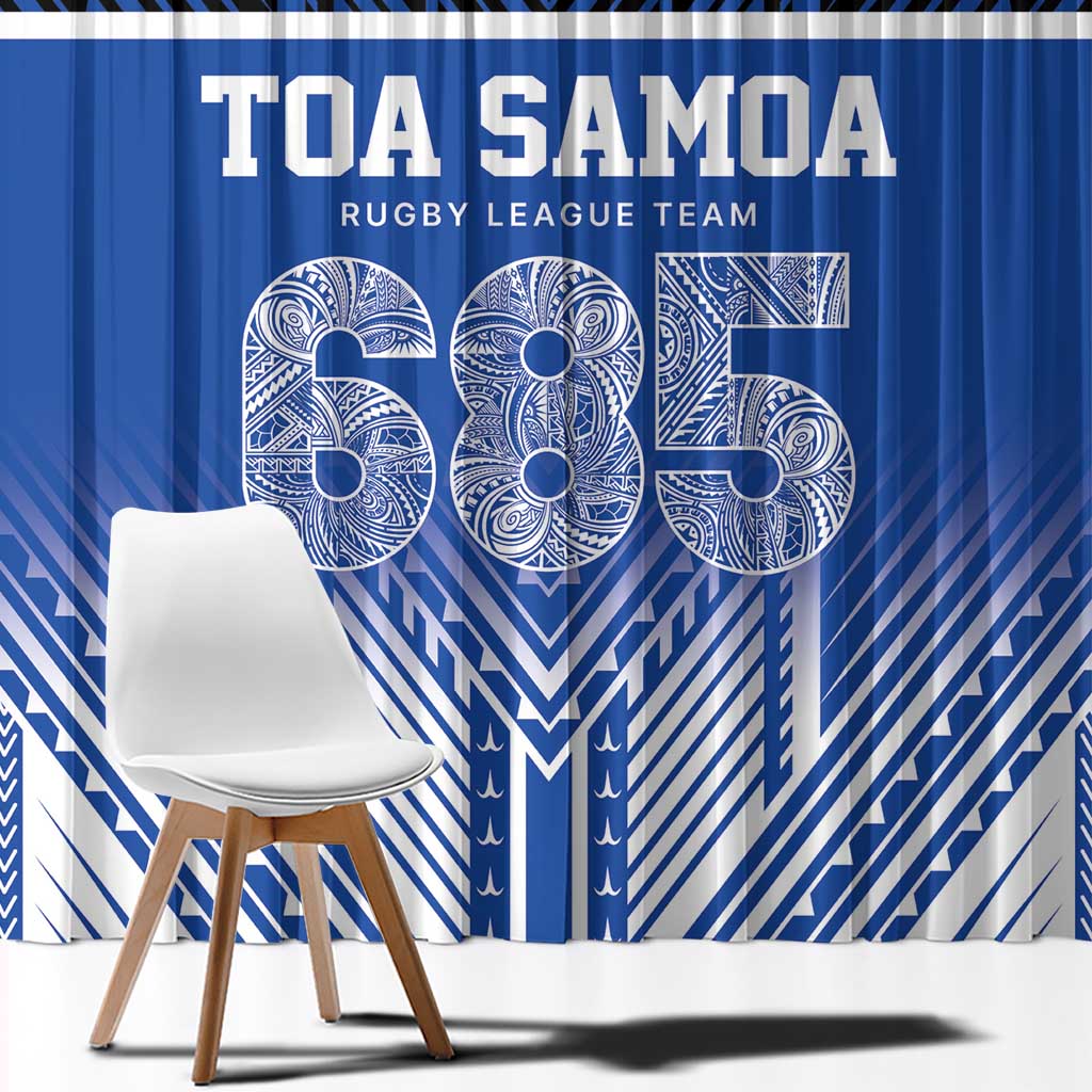 Toa Samoa 685 Window Curtain Uso Aso Uma For Life For Samoa - Polynesian Pride