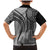 Samoa Siapo Arty Family Matching Mermaid Dress and Hawaiian Shirt Black Style LT9 - Polynesian Pride