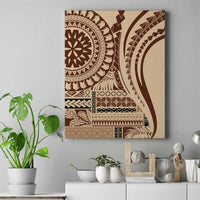 Samoa Siapo Arty Canvas Wall Art Brown Style LT9 Brown - Polynesian Pride