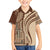 Samoa Siapo Arty Family Matching Tank Maxi Dress and Hawaiian Shirt Brown Style LT9 Son's Shirt Brown - Polynesian Pride