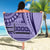 Samoa Siapo Arty Beach Blanket Purple Style LT9 - Polynesian Pride