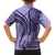 Samoa Siapo Arty Family Matching Tank Maxi Dress and Hawaiian Shirt Purple Style LT9 - Polynesian Pride