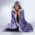 Samoa Siapo Arty Hooded Blanket Purple Style LT9 - Polynesian Pride