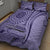 Samoa Siapo Arty Quilt Bed Set Purple Style LT9 - Polynesian Pride