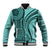 Samoa Siapo Arty Baseball Jacket Turquoise Style LT9 Unisex Turquoise - Polynesian Pride