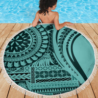 Samoa Siapo Arty Beach Blanket Turquoise Style LT9 - Polynesian Pride