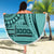 Samoa Siapo Arty Beach Blanket Turquoise Style LT9 - Polynesian Pride