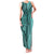 Samoa Siapo Arty Family Matching Tank Maxi Dress and Hawaiian Shirt Turquoise Style LT9 Mom's Dress Turquoise - Polynesian Pride