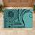 Samoa Siapo Arty Rubber Doormat Turquoise Style LT9 - Polynesian Pride