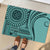 Samoa Siapo Arty Rubber Doormat Turquoise Style LT9 - Polynesian Pride