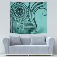 Samoa Siapo Arty Tapestry Turquoise Style LT9 - Polynesian Pride