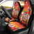 Personalised Wishes in Tahitian Christmas Car Seat Cover French Polynesia Santa Beach LT9 - Polynesian Pride