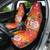 Personalised Wishes in Tahitian Christmas Car Seat Cover French Polynesia Santa Beach LT9 - Polynesian Pride