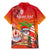 Personalised Wishes in Tahitian Christmas Family Matching Mermaid Dress and Hawaiian Shirt French Polynesia Santa Beach LT9 - Polynesian Pride