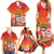 Personalised Wishes in Tahitian Christmas Family Matching Summer Maxi Dress and Hawaiian Shirt French Polynesia Santa Beach LT9 - Polynesian Pride