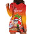 Personalised Wishes in Tahitian Christmas Hoodie Dress French Polynesia Santa Beach LT9 - Polynesian Pride