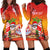 Personalised Wishes in Tahitian Christmas Hoodie Dress French Polynesia Santa Beach LT9 - Polynesian Pride