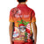 Personalised Wishes in Tahitian Christmas Kid Polo Shirt French Polynesia Santa Beach LT9 - Polynesian Pride
