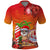 Personalised Wishes in Tahitian Christmas Polo Shirt French Polynesia Santa Beach LT9 Red - Polynesian Pride