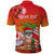Personalised Wishes in Tahitian Christmas Polo Shirt French Polynesia Santa Beach LT9 - Polynesian Pride
