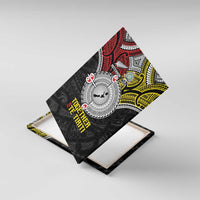 Aotearoa and Niue Mo Te Tiriti Canvas Wall Art New Zealand Honour The Treaty Ake!Ake!Ake!