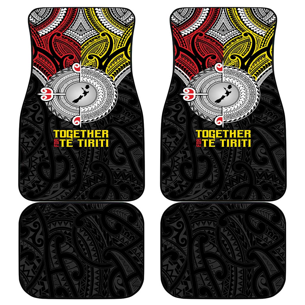 Aotearoa and Niue Mo Te Tiriti Car Mats New Zealand Honour The Treaty Ake!Ake!Ake!