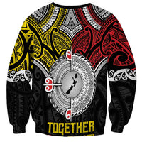 Aotearoa and Niue Mo Te Tiriti Sweatshirt New Zealand Honour The Treaty Ake!Ake!Ake!