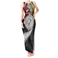 Aotearoa and Niue Mo Te Tiriti Tank Maxi Dress New Zealand Honour The Treaty Ake!Ake!Ake!