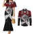 Aotearoa and Tonga Mo Te Tiriti Couples Matching Mermaid Dress and Long Sleeve Button Shirt New Zealand Honour The Treaty Ake!Ake!Ake!